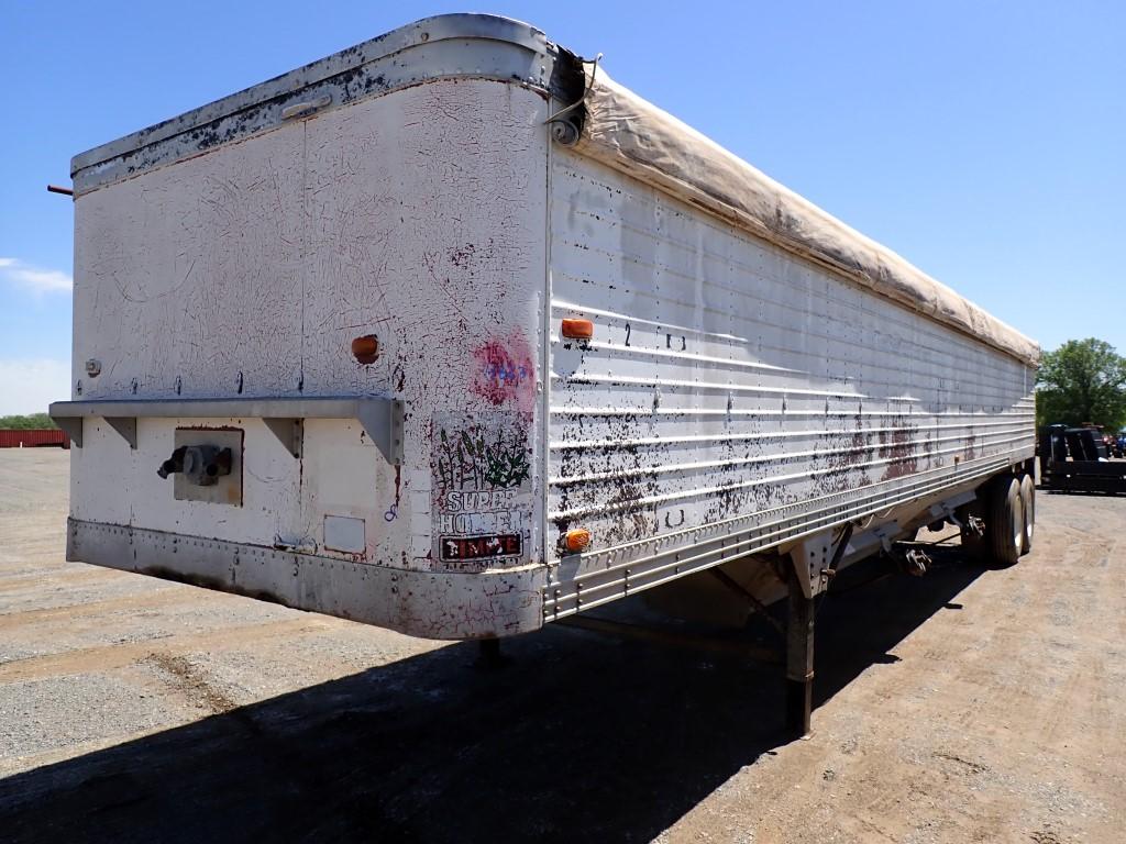 1983 TIMPTE HOPPER BOTTOM TRAILER,  40', TANDEM AXLE, SPRING RIDE, 11R24.5