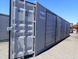 CONTAINER,  40', HIGH CUBE, MULTI DOOR, *NEW/ONE TRIP* S# NYIU0007619