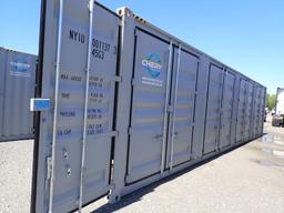 CONTAINER,  40', HIGH CUBE, MULTI DOOR, *NEW/ONE TRIP* S# NYIU0011373