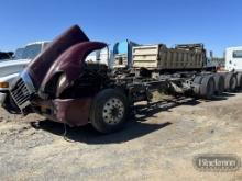 2004 FREIGHTLINER CASSACDIA FRAME  60 SERIES DETROIT, 10 SPD TRANS, TWIN SC