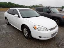 2015 CHEVROLET IMPALA CAR WHITE 85,116 (+/-)  4-DR, V6, GAS, AUTO, P/S, A/C