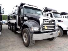 2022 MACK GR64 GRANITE QUAD AXLE DUMP TRUCK, 56,936+ mi,  MACK DIESEL, FULL