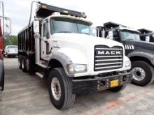 2018 MACK GRANITE DUMP TRUCK, 160,890+ mi,  MACK DIESEL, AUTO, TWIN SCREW,