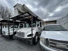 2012 Freightliner M2 106 Flatbed Bucket Truck, Regular Cab, Cummins, Manual