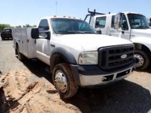 2006 FORD F450 SERVICE TRUCK, 114,256+ mi,  DIESEL, AUTO, DRW, RAWSON KOEIG