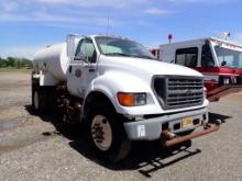 2000 Ford F750 Super Duty Water Truck, IH H210M Diesel, 5 Speed, Single Axl