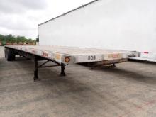 2000 UTILITY COMBO FLATDECK TRAILER,  48' X 96", SPREAD AXLES, AIR RIDE, LO