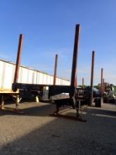 PITTS LOG TRAILER,  4 BUNK, TANDEM AXLE, DUAL TIRE, S# PE9LT40T31P680172 C#