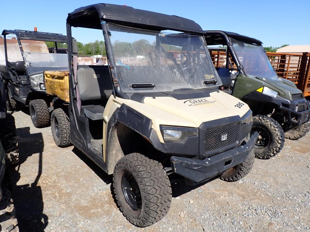 CAT ATV 1,699 (+/-) hrs  GAS, AUTO, 4X4, DUMP BED