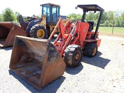 WRANGLER T920925 FRONT END LOADER,  JOHN DEERE DIESEL, HYD/STAT TRANSMISSIO