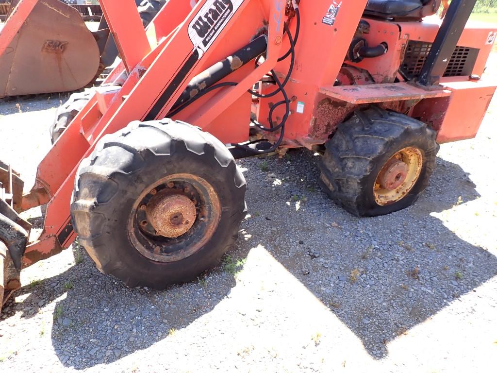 WRANGLER T920925 FRONT END LOADER,  JOHN DEERE DIESEL, HYD/STAT TRANSMISSIO