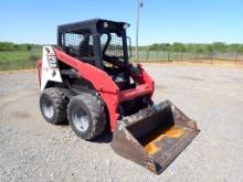 2017 TAKEUCHI TS60 SKID STEER,  RUNS/WORKS, RIGHT OFF RENTAL, S# T5R0600055