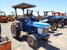 FORD 1710 WHEEL TRACTOR, 1720+ hrs,  DIESEL, CANOPY, 3PT, PTO, S# UL12645