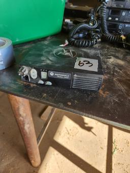 (1) - MOTOROLA CM200 RADIO,  ANALOG, TRANSMIT 469.175/RECEIVER 464.175