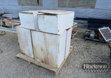 PALLET OF METAL STORAGE CABINETS