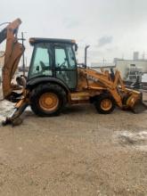 2006 CASE 580M II BACKHOE,  UP# TLH2376, S# N6C402376, HRS SHOWING ON METER