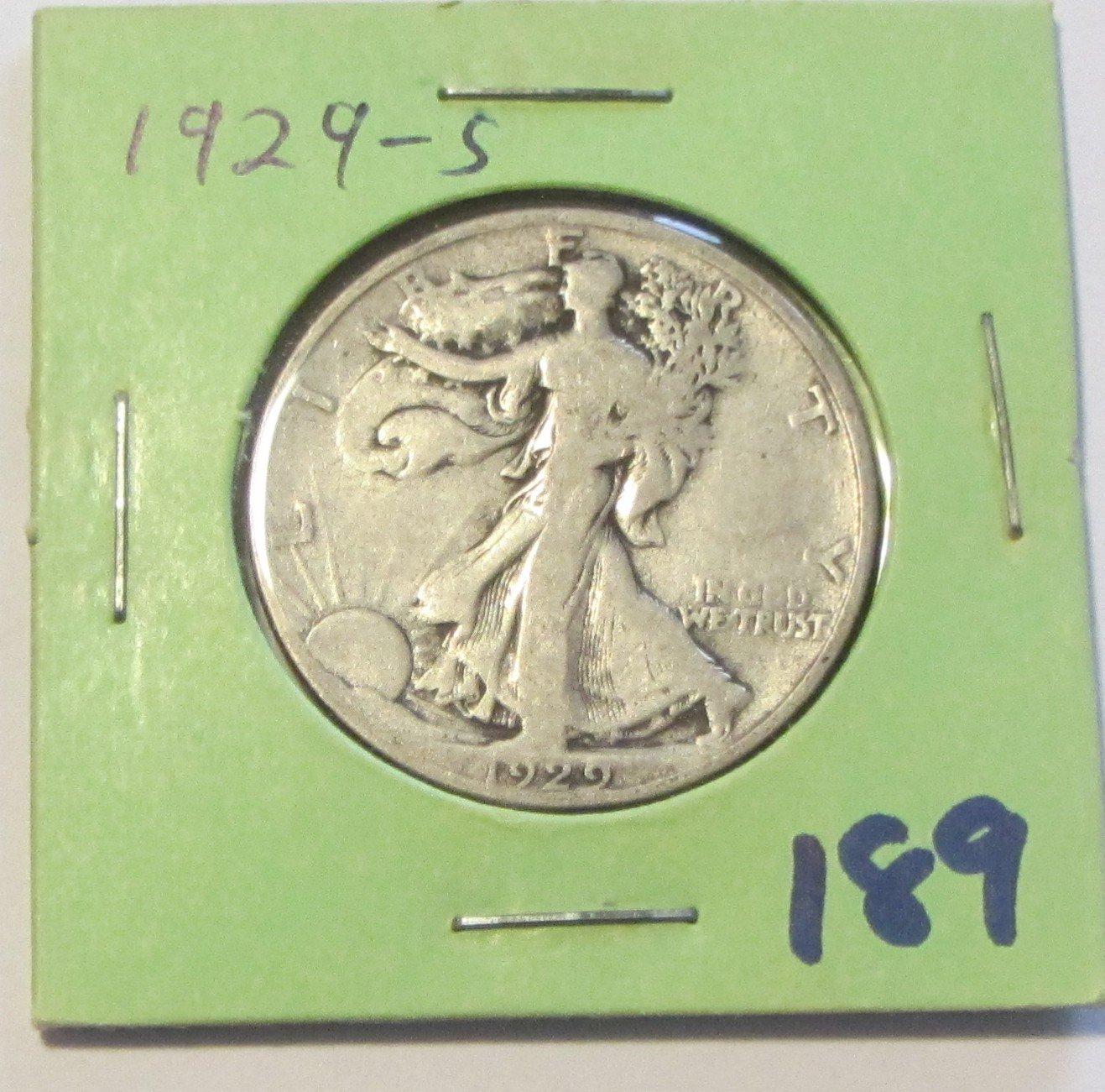 1929-S WL HALF DOLLAR