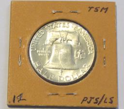 1955 BU FRANKLIN HALF