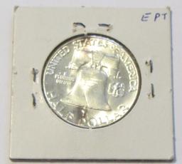 1955 BU FRANKLIN HALF