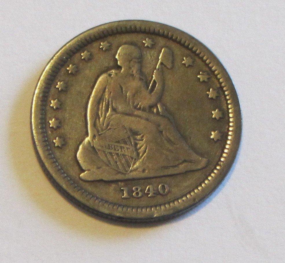 SCARCE 1840-O SEATED QUARTER