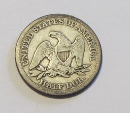 1854 SEATED HALF DOLLAR ARROWS