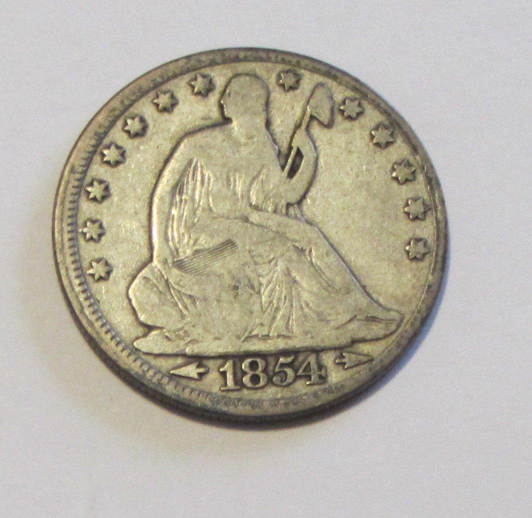 1854 SEATED HALF DOLLAR ARROWS