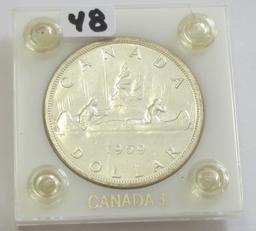 SILVER CANADA $1 1959