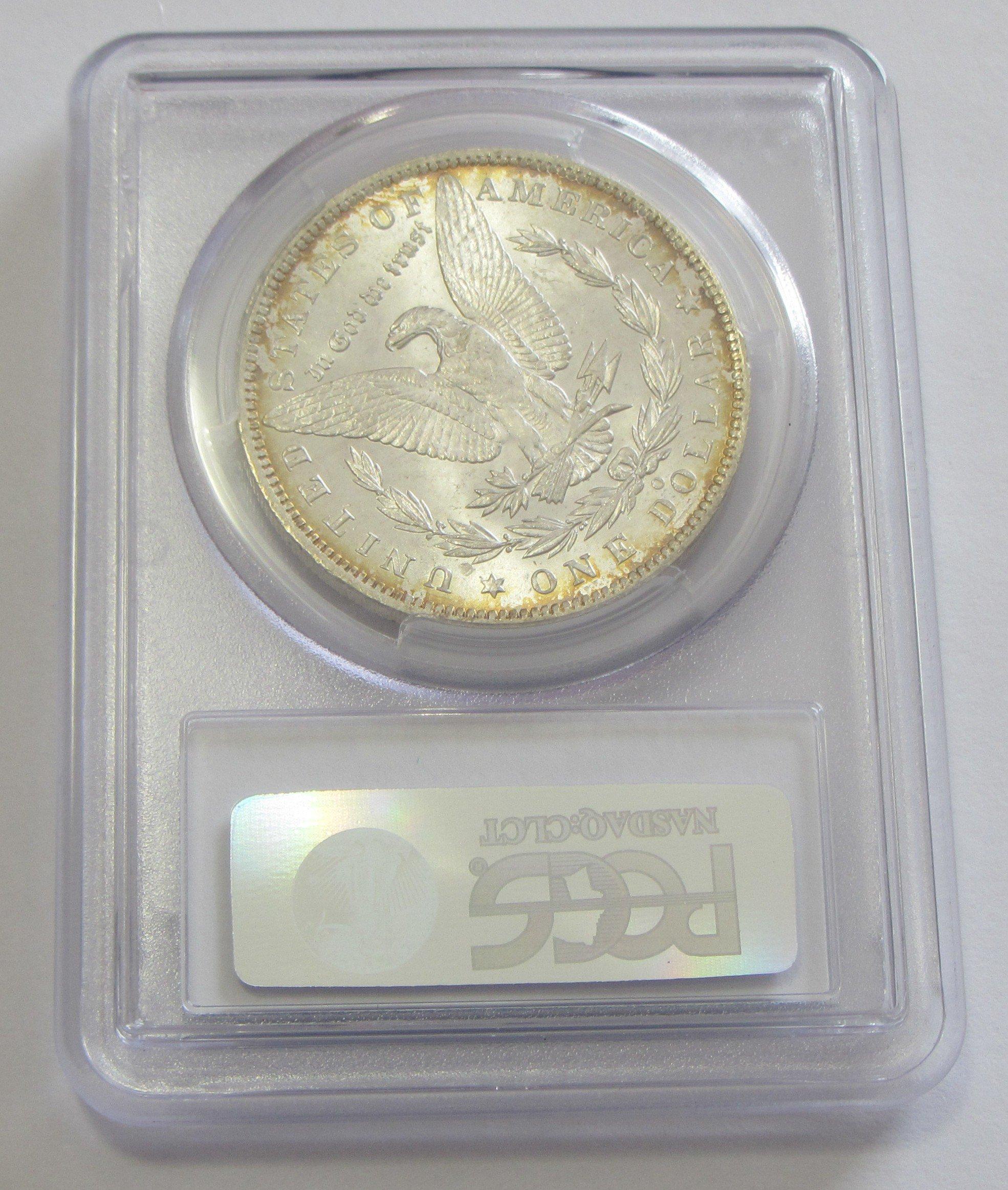 $1 1885-O MORGAN PCGS GEM MS 65