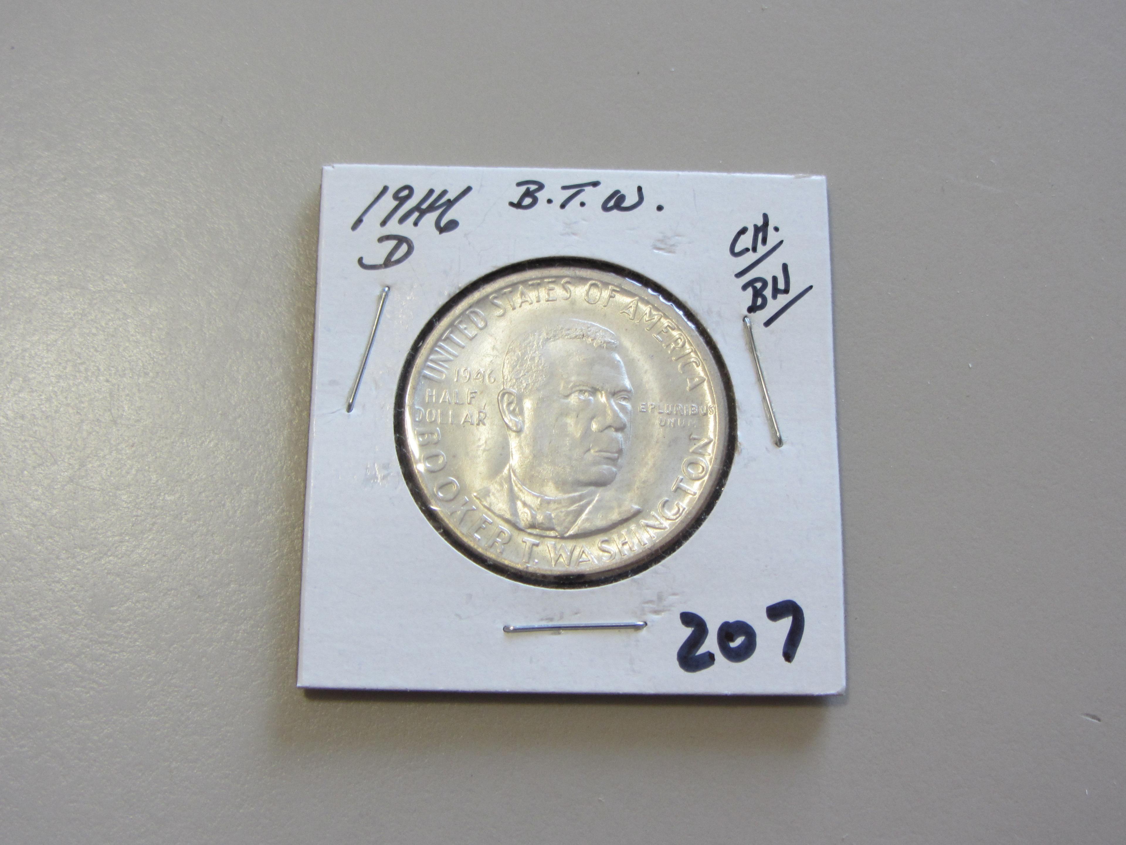 BU BTW SILVER HALF 1946-D LUSTER