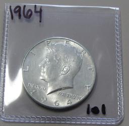 1964 SILVER KENNEDY HALF