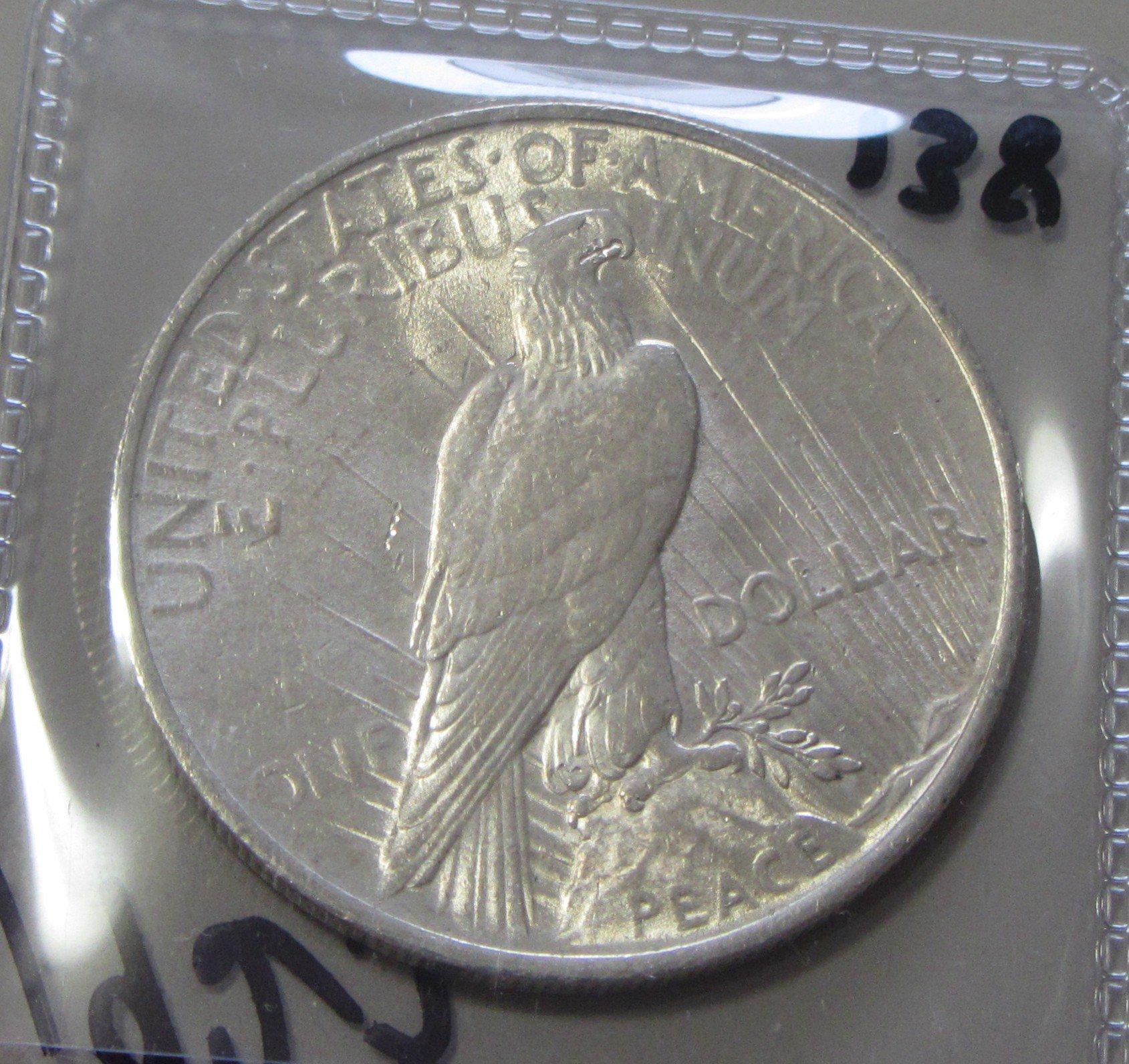 $1 1923 BU PEACE DOLLAR