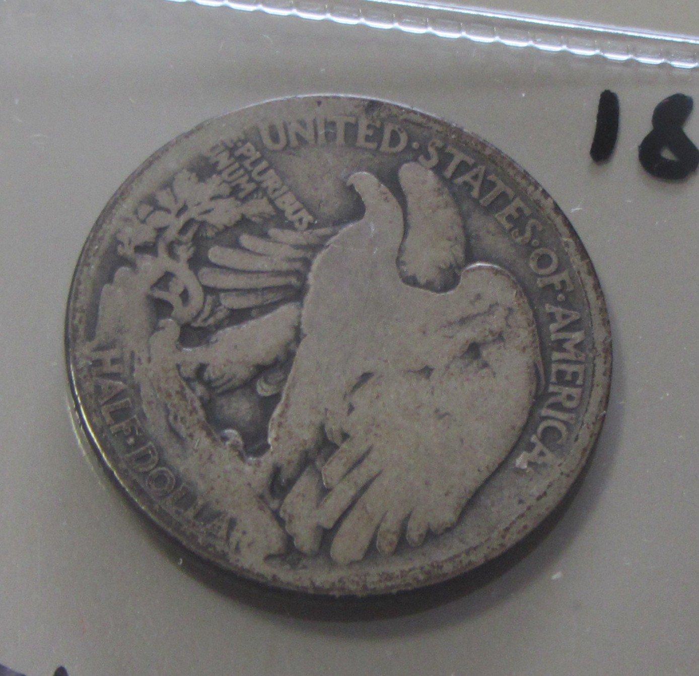 KEY DATE 1921 WALKING LIBERTY HALF