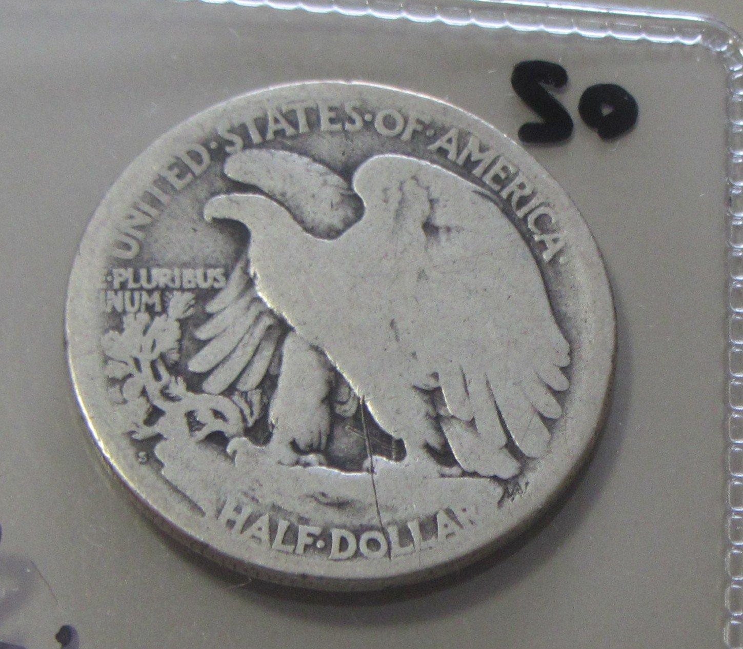 1921-S BETTER DATE WALKING LIBERTY HALF