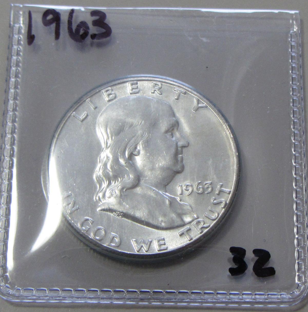 BU 1963 FRANKLIN HALF