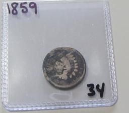 1859 INDIAN HEAD CENT