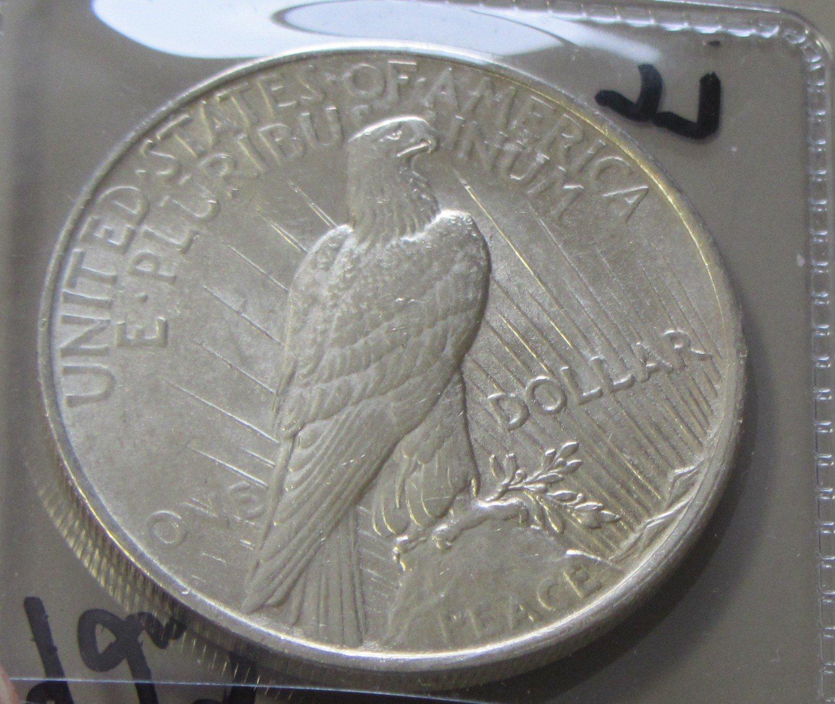 $1 1923 PEACE SILVER DOLLAR