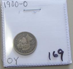 1900-O BARBER DIME