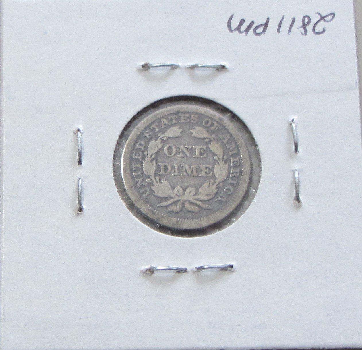 1850 SEATED DIME