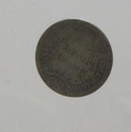 1851 SEATED HALF DIME