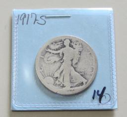 1917-S WALKING LIBERTY HALF