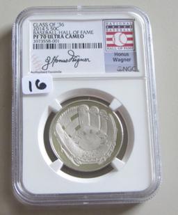 HONUS WAGNER 2014-S BASEBALL NGC PROOF 70