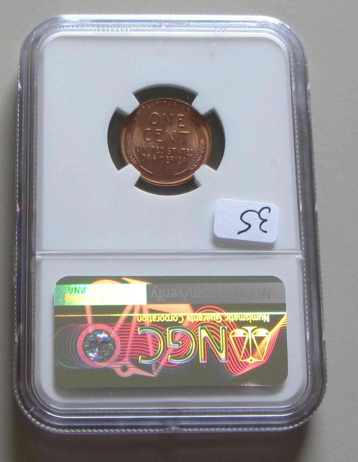 1945-S WHEAT CENT NGC MS 66 RED