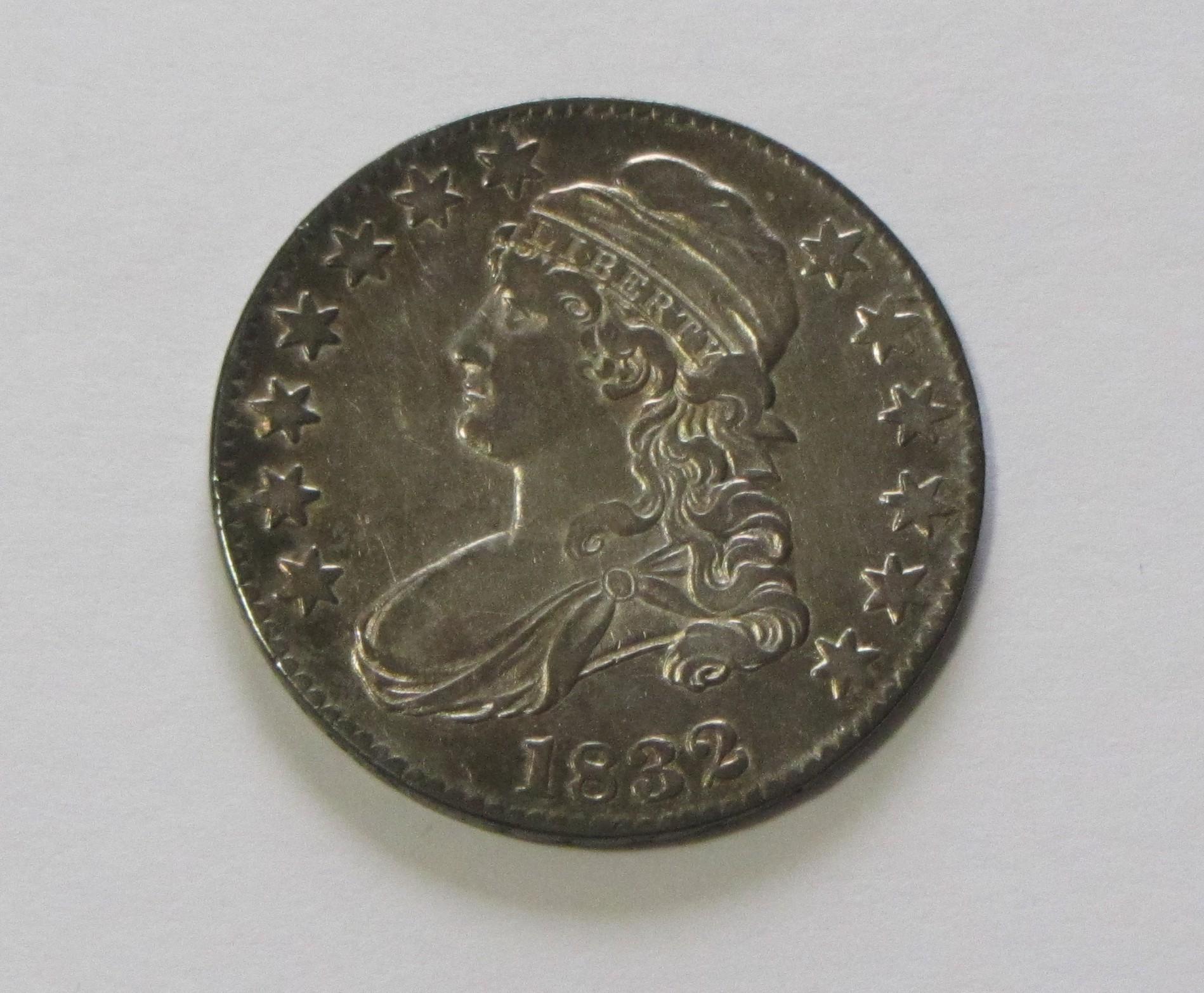 1832 CAPPED BUST HALF DOLLAR