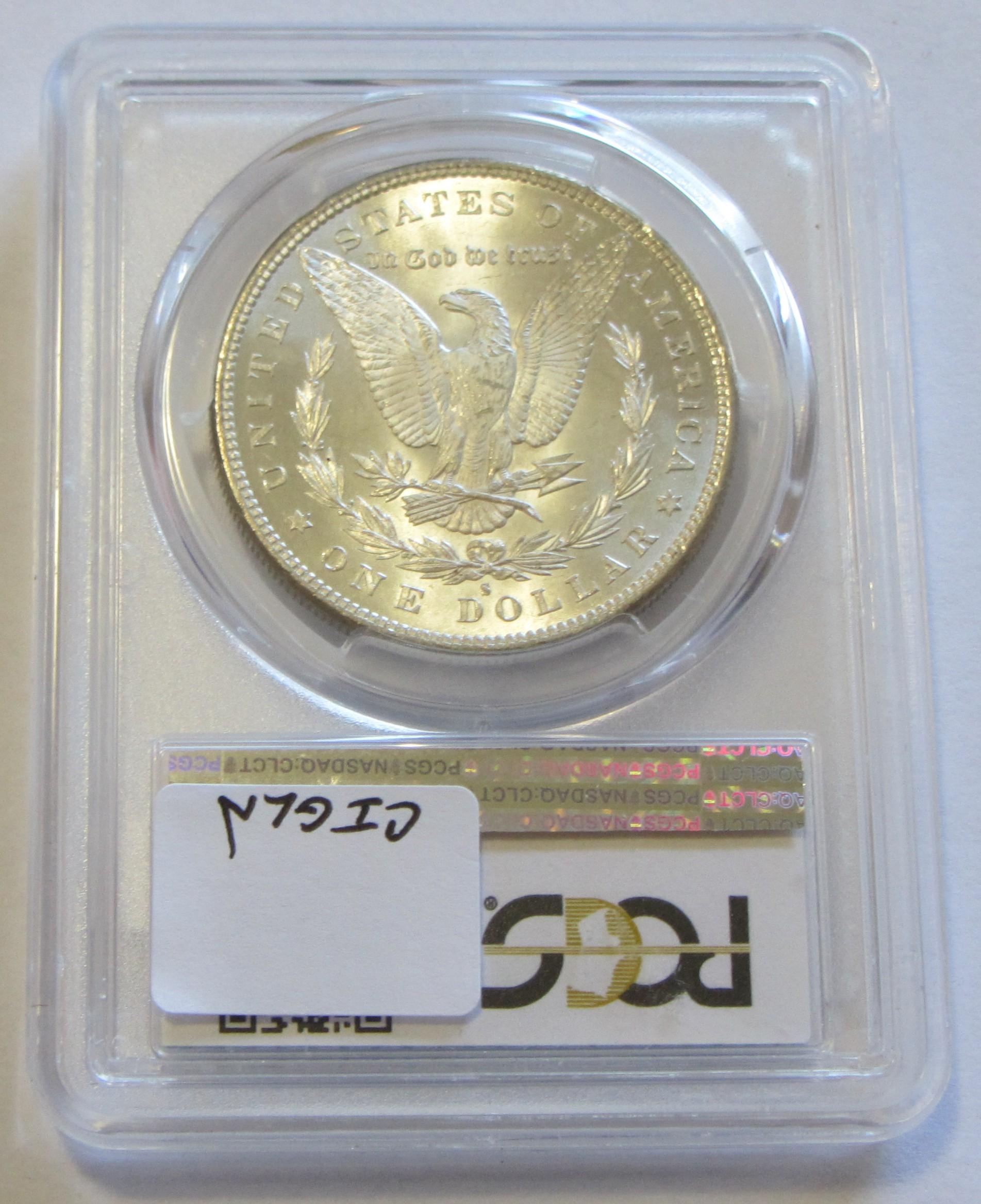 $1 1879-S MORGAN PCGS MS 66