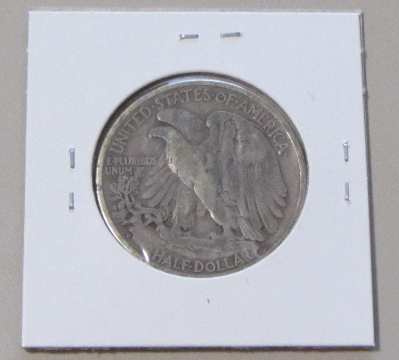 KEY DATE 1938-D WALKING LIBERTY HALF