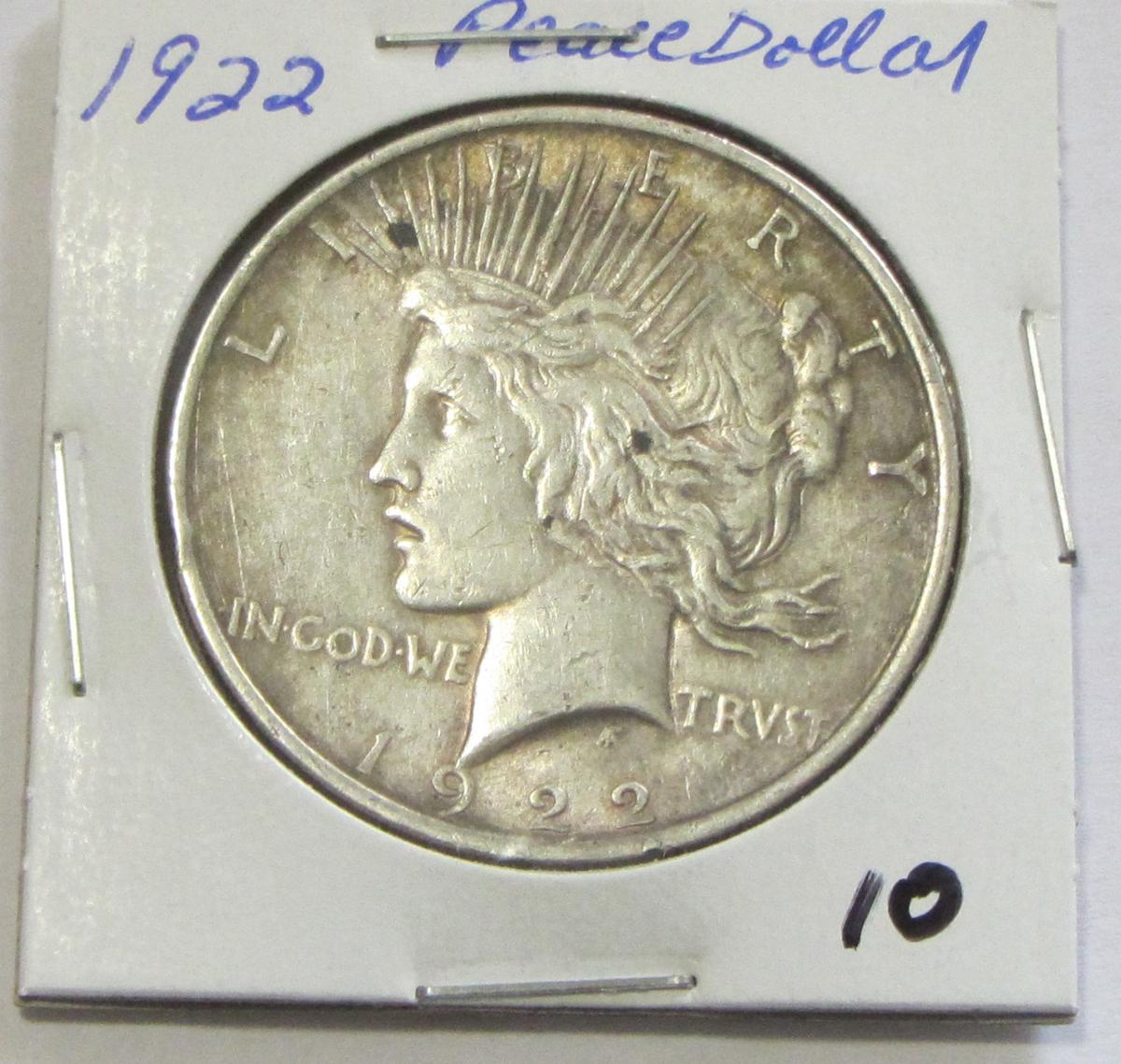 1922 Peace Dollar