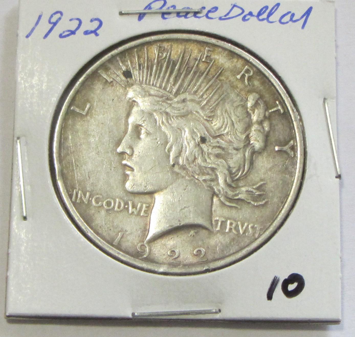 1922 Peace Dollar