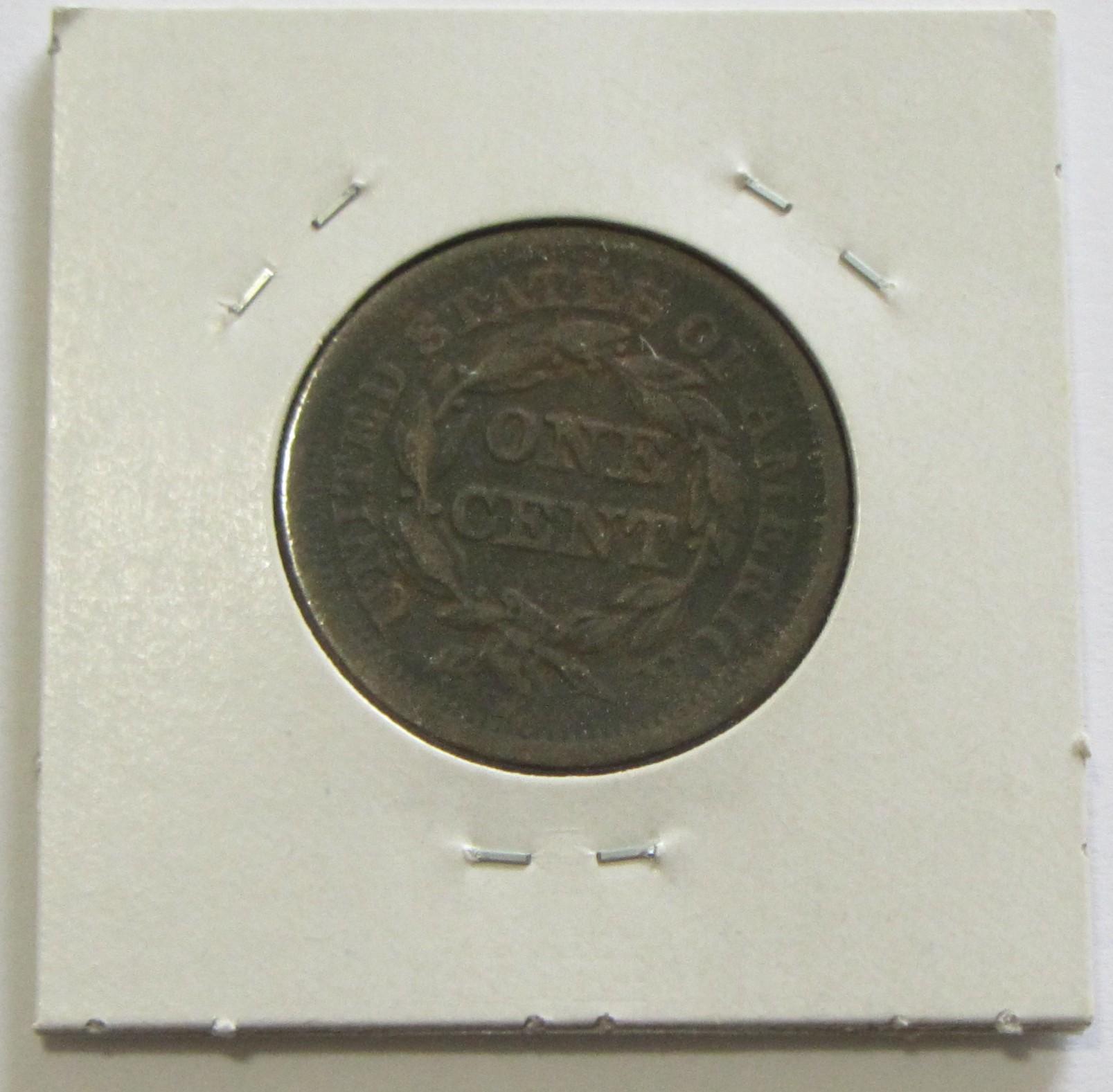 1852 LARGE CENT