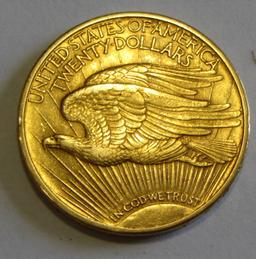 $20 GOLD SAINT GAUDENS DOUBLE EAGLE 1909