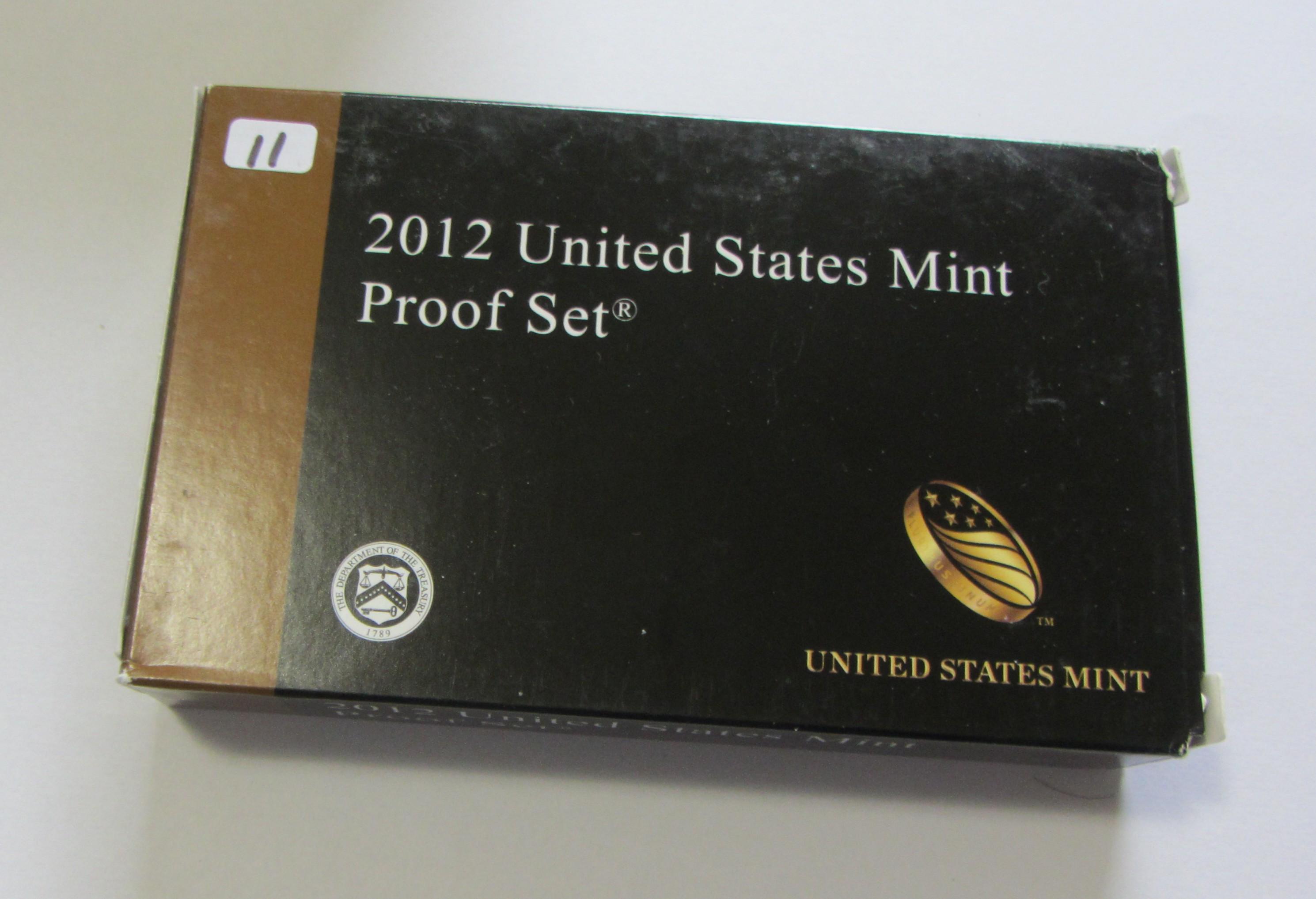 KEY DATE 2012 MINT PROOF SET